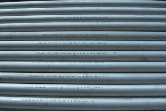 Tubos superficiales conservados en vinagre OD 12.7m m ~ tubo redondo del cambiador de calor del acero inoxidable de 2200 milímetros